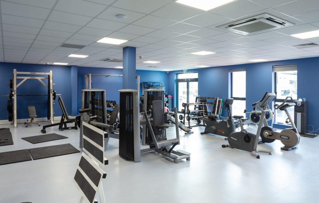 A shot of the gym space of The Park Community centre in Knowle