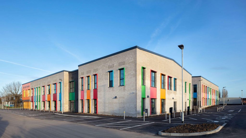 A wide shot of The Park Community centre in Knowle