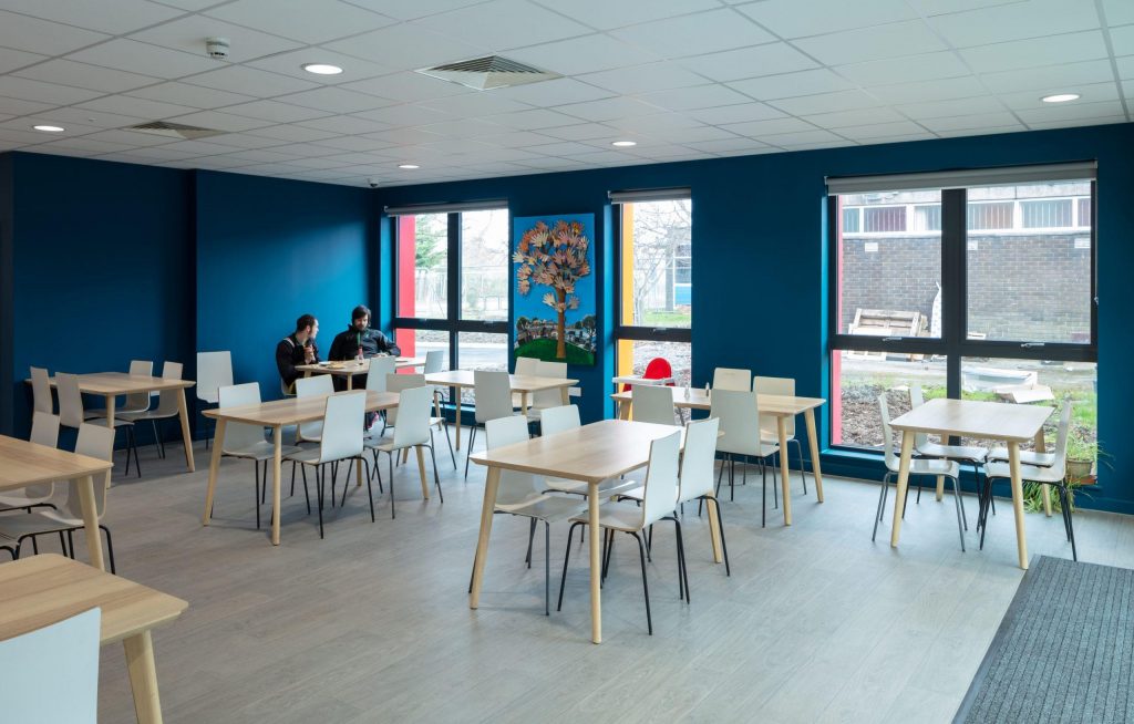 A shot of the café area / cafeteria of The Park Community Centre in Knowle